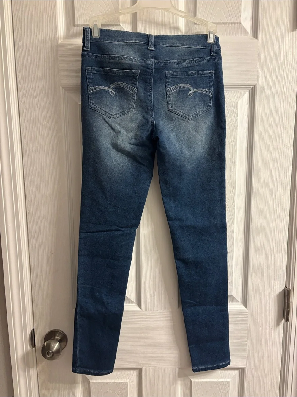 Vintage Justice Girls Medium Wash Skinny Jeans